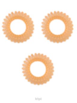 Fox Gumki Do Włosów Spring Hair Pomarańczowe 3 szt