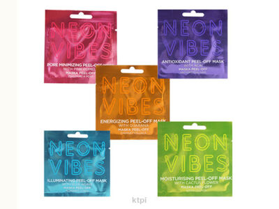 Marion Zestaw Masek Peel-Off Neon Vibes 5 Rodzai