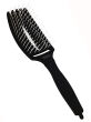 Olivia Garden Finger Brush Szczotka Medium Czarna - 2
