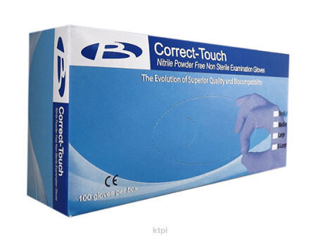 Rękawice nitrylowe bezpudrowe 100 szt rozmiar L