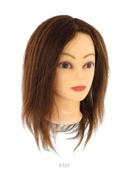 Fryzjerska Główka Treningowa Włos Naturalny 40 cm