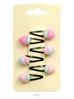 Spinki Dziecięce truskawki 6szt