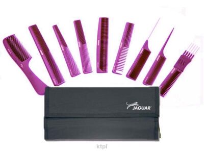 Jaguar Zestaw Grzebieni A-Line Ionic Fiolet 9 szt