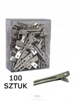Comair Klipsy Metalowe 2-Częściowe 100 szt.