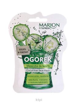 Marion Fit&Fresh Maseczka Do Twarzy Z Ogórkiem