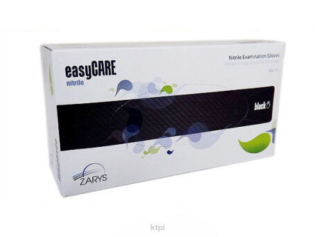Rękawice Nitrylowe Bezpudrowe 100 szt. Czarne L