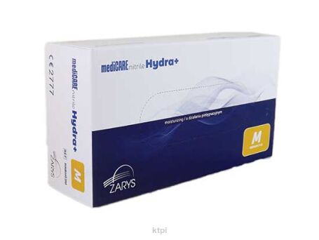 Rękawice Nitrylowe Hydra+ Bezpudrowe 100 szt M