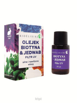 Bioelixire Serum Olejek Biotyna i Jedwab Uv 20 ml
