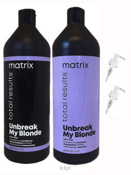 Matrix Unbreak Zestaw Szampon+Odżywka 1 L