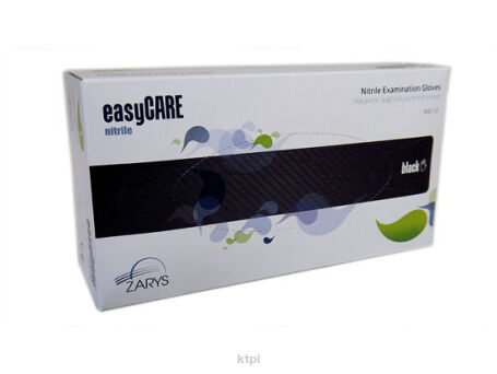 Rękawice Nitrylowe Bezpudrowe 100 szt. Czarne M