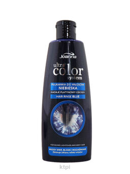 Joanna Ultra Color Płukanka Do Blondów Niebieska