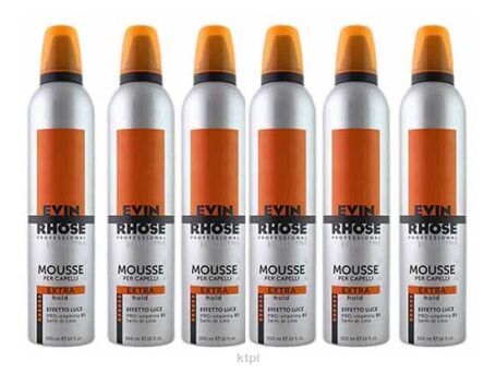 Evin Rhose Zestaw 6 Pianek Do Włosów Extra Mocna 300 ml