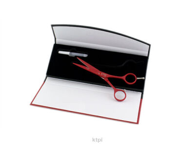 Fox Nożyczki Hair Scissors 5,5 Red + Futerał