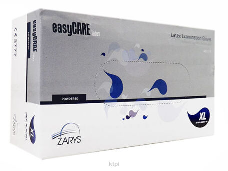 Rękawiczki Lateksowe Pudrowe 100 szt. Rozmiar Xl