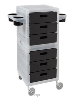 Ayala Pomocnik Wózek Fryzjerski My Biało-Czarny