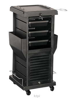 Ayala Pomocnik Wózek Fryzjerski Viki Czarny