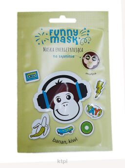 Marion Funny Mask Maseczka Energetyzująca Tkanina