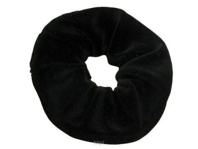 Gumka Do Włosów Welurowa Czarna