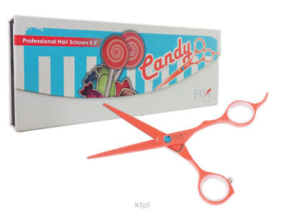 Fox Candy Nożyczki Fryzjerskie 5.5 Pomarańczowe