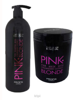 Profis Pink Blonde Szampon 1000 ml + Maska 1000 ml