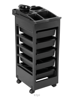 Ayala Pomocnik Wózek Fryzjerski Bella Czarny