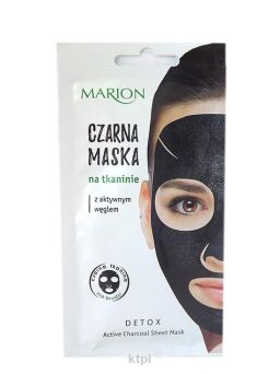 Marion Detox Maseczka Z Aktywnym Węglem Tkanina