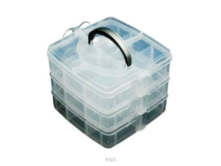 Kuferek Organizer Fryzjerski Transparentny