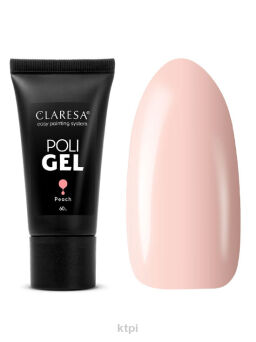 Claresa Poli Gel akrylożel acrygel Peach 60 g