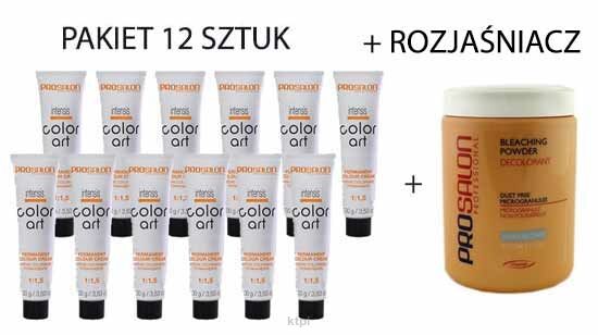 Chantal Prosalon Farba 12 sztuk + Rozjaśniacz