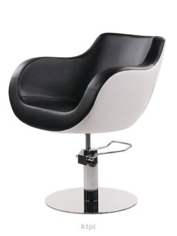 Ayala Fotel Thomas Czarno-Biały Dysk