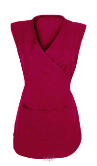 Rena Fartuszek Fryzjerski Czerwony Wiązany Xs/S