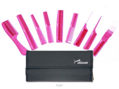 Jaguar Zestaw Grzebieni A-Line Ionic Różowe 9 szt