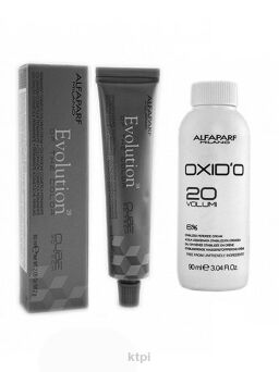 Alfaparf Evolution farba 60 ml + Woda 6% 90 ml