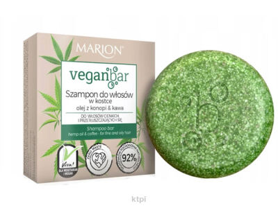 Marion Vegan Szampon w Kostce Konopie&Kawa 50g