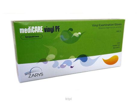 Rękawice Winylowe Bezpudrowe 100 szt. Rozmiar S