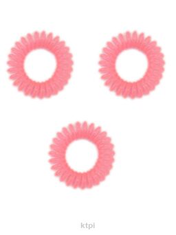 Fox Gumki Do Włosów Spring Hair Różowe 3 szt