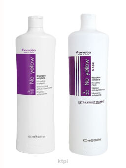 Fanola No Yellow Zestaw Szampon + Maska 2x1000 ml