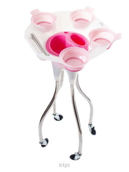 Fox Octopus wózek pomocnik fryzjerski różowy