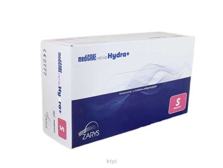 Rękawice Nitrylowe Hydra+ Bezpudrowe 100 szt S