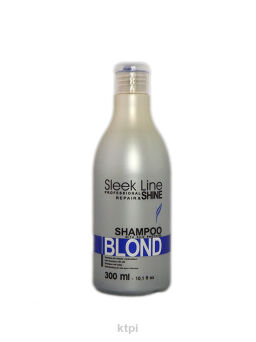 Stapiz Sleek Line Szampon Z Jedwabiem Blond 300 ml