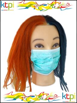 Maska Medyczna Trzywarstwowa Z Gumkami Zielona