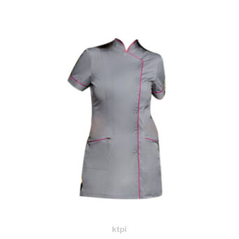 Rena Fartuszek Zapinany Szaro-Różowy Rozmiar 40