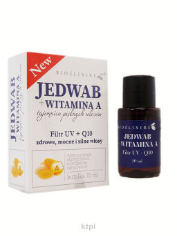 Bioelixire Serum Jedwab + Witamina A + Q10 20 ml