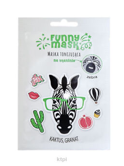 Marion Funny Mask Maseczka Tonizująca Tkanina