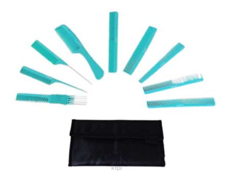 Jaguar Zestaw Grzebieni A-Line Ionic Miętowy 9 szt